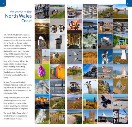 Large scale Ordnance Survey mapping of the Wales Coast Path - North Wales Coast - photo gallery