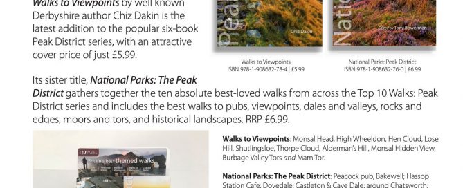 Walkers' and Photographers' delight - two new book of the finest walks to viewpoints sand iconic places in the Peak District National Park